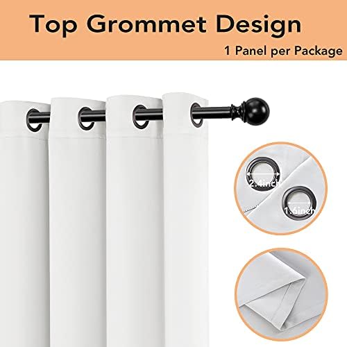 BONZER Room Divider Curtain Screen Partitions Grommet Top - Image 3