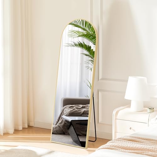 Sweetcrispy 59"x16" Arched Full Length Mirror, Full Body Mirror - Image 3