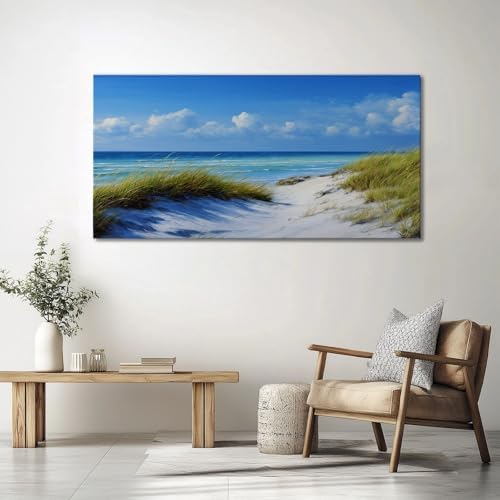 Wall Art Peaceful Beach Landscape Canvas Wall Print - Image 4