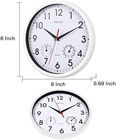 10 Inch White Wall Clock Silent Wall Clocks - Image 3