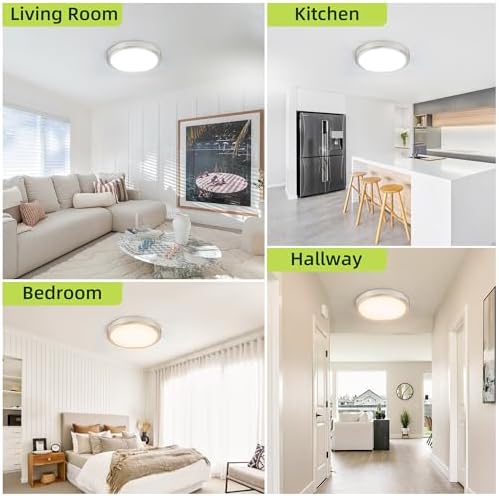 hykolity 9 Inch Selectable CCT LED Round Flat Panel Light - Image 6