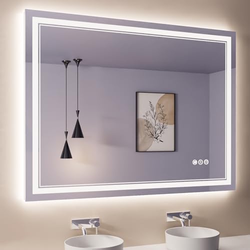 40x30 Inch RGB LED Bathroom Mirror by ISTRIPMF