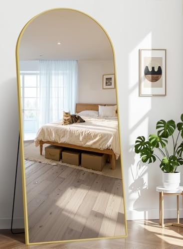 71"x30" Arched Full Length Mirror, Large Floor Mirror by INFINIGLASS