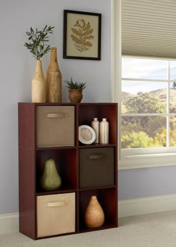ClosetMaid Cubeicals 6 Cube Storage Shelf Organizer Bookshelf, Vertical Or - Image 2
