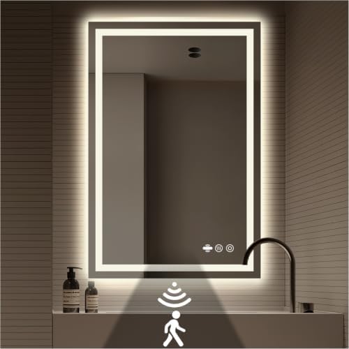 30" x 36" LED Lighted Bathroom Mirror by nolsia