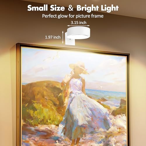 Picture Lights for Wall, Wireless Poster Lights Battery Operated - Image 4