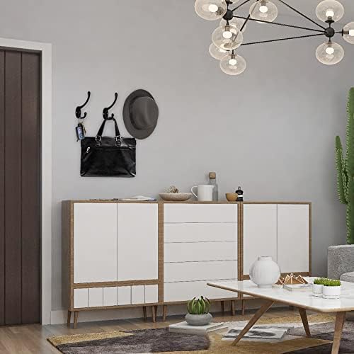IBosins 30 Pack Heavy Duty Utility Black Dual Coat Hooks - Image 7