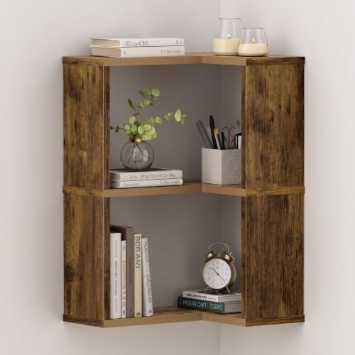 Floating Corner Shelf, 3-Tier Floating Shelf by Atoping