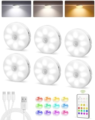 EZVALO RGB Under Cabinet Puck Lights by EZVALO