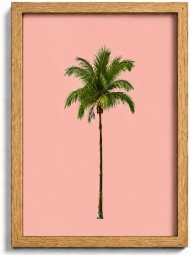 Framed Palm Tree Canvas Wall Art by HJYQLN
