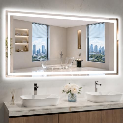 28"x60" LED Bathroom Mirror by MYSUNORIA
