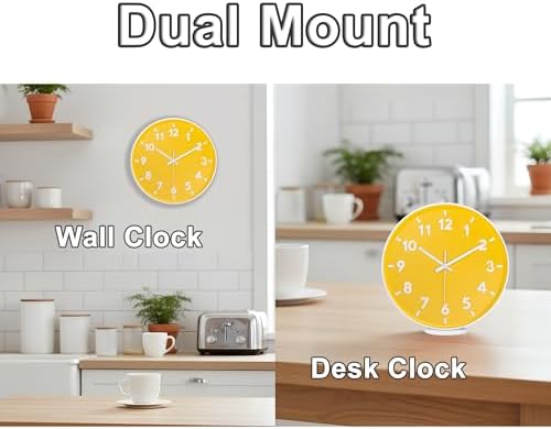 12 Inch Modern Dual‑Mode Clock, Wall Clock & Tabletop Clock - Image 2