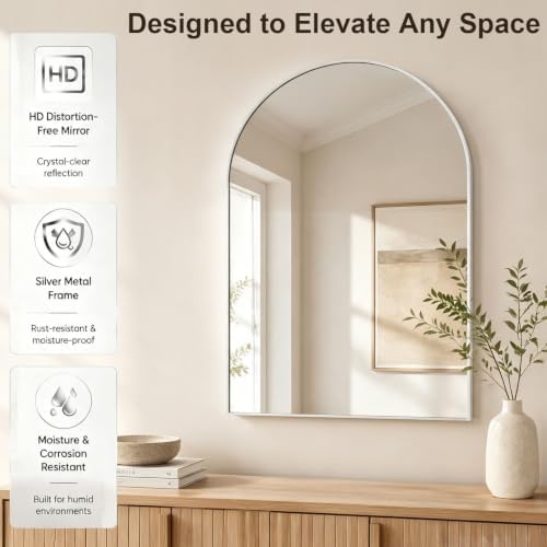 Arched Wall Mirror for Bathroom, Living Room - Image 5