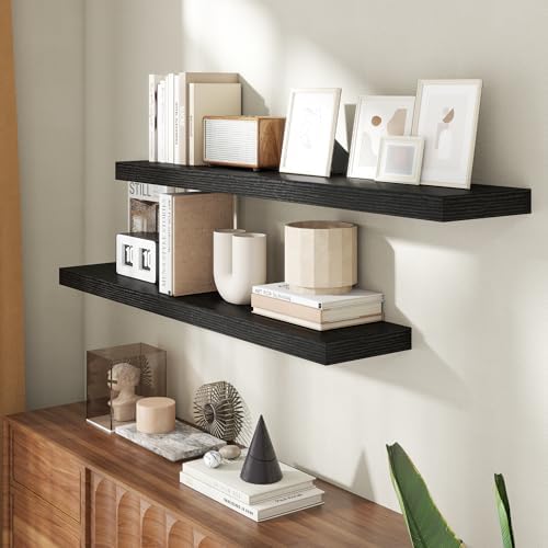 48 Inch Floating shelves for Wall, 8 Inch Deep, Invisible Brackets - Image 2