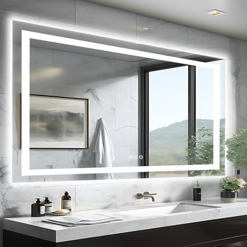 EchosLife 50"x32" LED Lit Bathroom Mirror by EchosLife