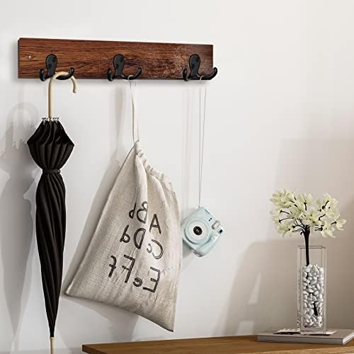 IBosins 28 Pack Heavy Double Prong Coat Hooks Wall Mounted - Image 6