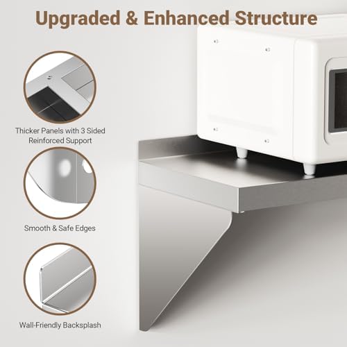 Stainless Steel Wall Shelf - Image 4