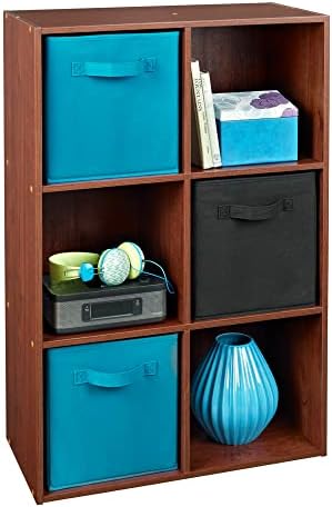 ClosetMaid Cubeicals 6 Cube Storage Shelf Organizer Bookshelf, Vertical Or - Image 6