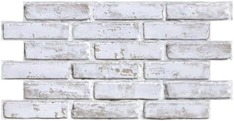 COMSTICKC 3D Peel and Stick Faux Brick Wall Panels by COMSTICKCDECOR