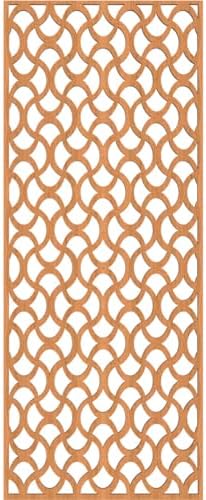 Resort Decorative Pierced Fretwork Wood Wall Panels, 11 3/8"W x 29 3/8"H x 1/4"T - Image 2