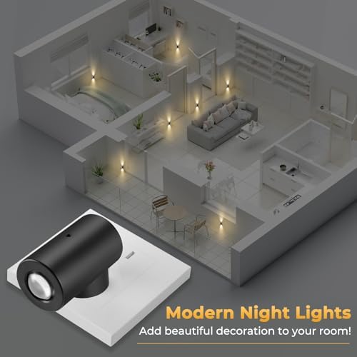 TSEXES Night Light Plug into Wall, 2700K Warm White, 4 Pack - Image 7