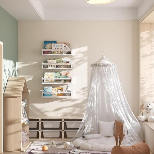 Onlysky Set of 4 Wall-Mounted Kid's Bookshelf - Image 4