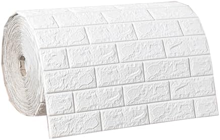 Waterproof Wall Panels 27.5" x 118" Faux Brick Wallpaper Peel and Stick Art by homeemoh