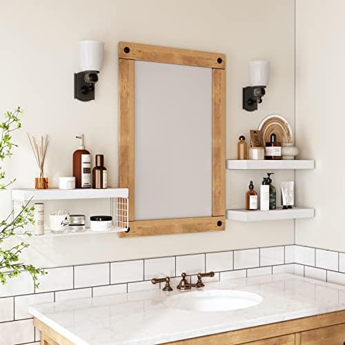 QEEIG Bathroom Shelves Over Toilet Wall Mounted - Image 5