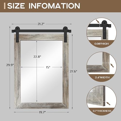 COGOOD Farmhouse Bathroom Mirrors - Image 4