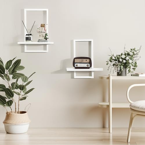 Floating Shelves for Wall, Decorative Wall Shelves, Plants Shelf Framed - Image 2
