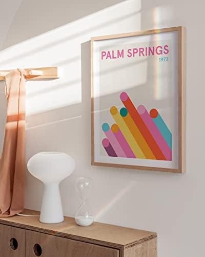 HAUS AND HUES Vintage Travel Posters: Pink Retro Art Prints, California Travel - Image 4
