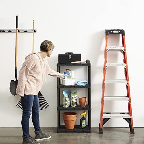Gracious Living Knect-A-Shelf 4-Shelf Light-Duty Storage - Image 2