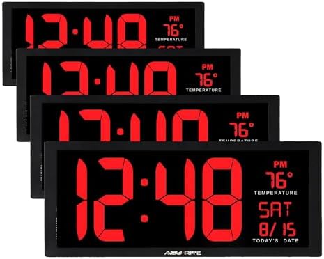 AcuRite 14.5" Large Digital LED Oversized Wall Clock by AcuRite