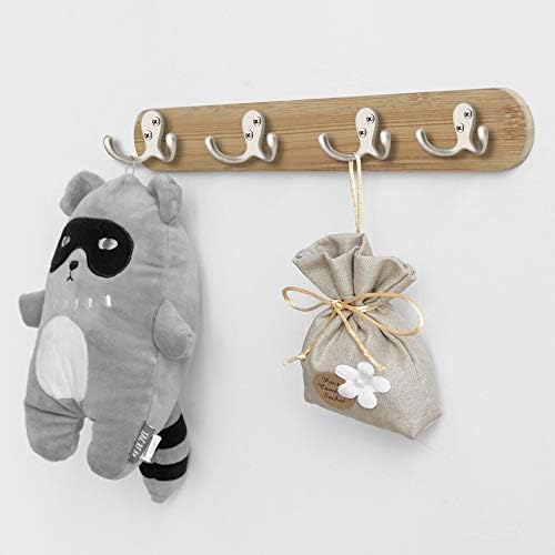 IBosins 28 Pack Heavy Double Prong Coat Hooks Wall Mounted - Image 3