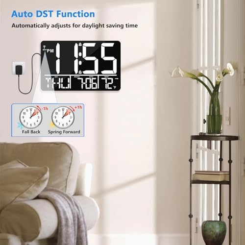13" Bluetooth Auto Sync Wall Clock - Image 5
