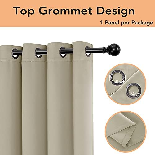 BONZER Room Divider Blackout Curtain Wide Wall Partitions - Image 3