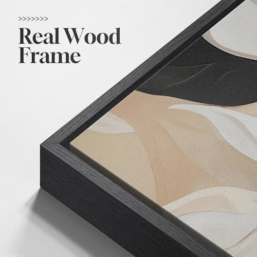 Framed Vertical Boho Abstract Botanical Wall Art - Image 5