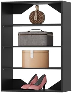 Short Tower Closet Unit, Modular Closet System, Wood Closet System Organizer by Unknown
