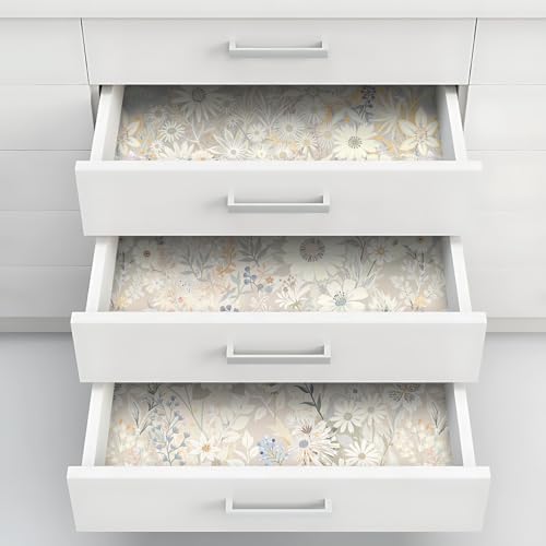 Gray Floral Wallpaper Peel and Stick - Image 6