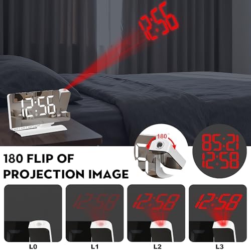 SZELAM Digital Clock, Alarm Clock Bedside - Image 2