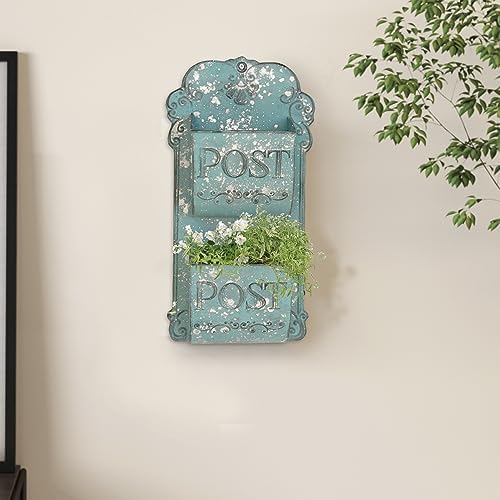 All Chic Metal Hanging Planter Wall Mounted Planters Metal Wall Planter Wall - Image 7