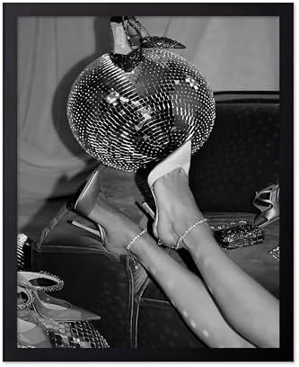Poster Master High Heels on Disco Ball Poster by PosterMaster
