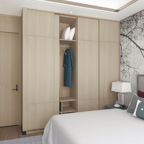 Boobest Large Size Beige Wallpaper 48"x196" Cherry Wood Contact Paper - Image 7