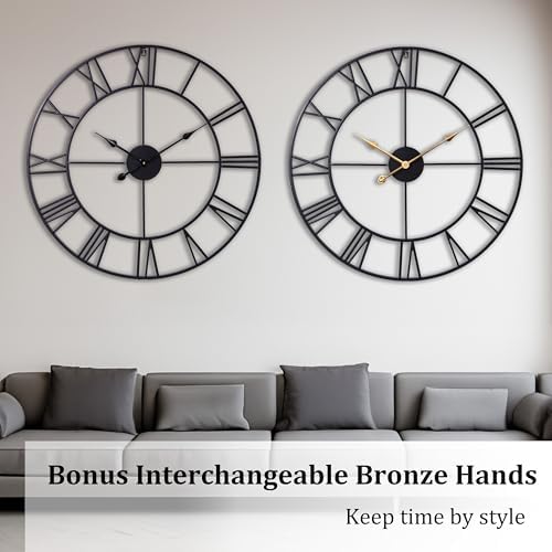 30 Inch Wall Clock for Living Room Decor - Image 3