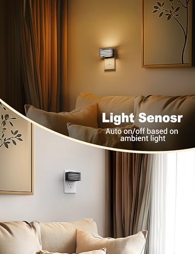 JandCase LED Night Light, Night Lights Plug into Wall Dimmable - Image 3