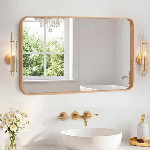 Sweetcrispy Bathroom Mirror 36x24 Inch, Vanity Mirror by Sweetcrispy
