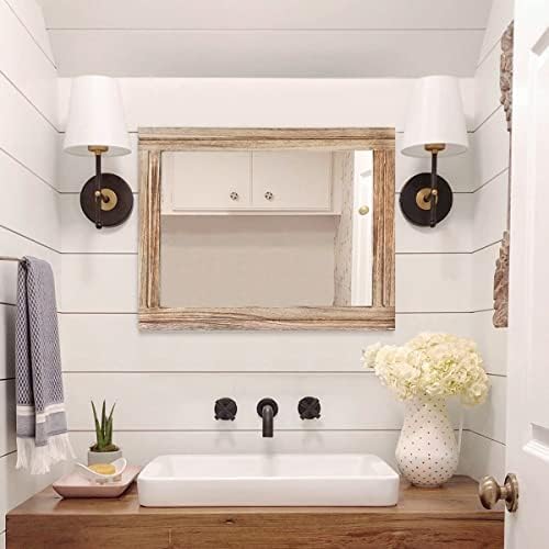AAZZKANG Rustic Mirror for Wall - Image 7
