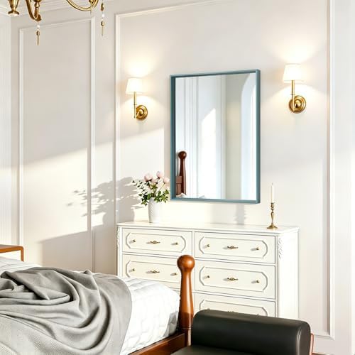 AAZZKANG Wall Mirror with Metal Frame Rectangle Modern Mirrors 20"x16" - Image 5
