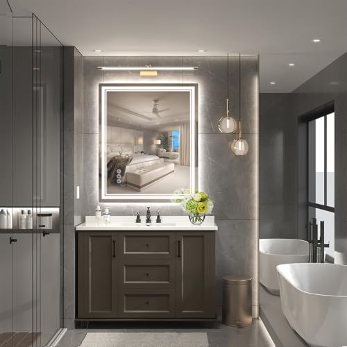 Ratsamee 30"x36" LED Bathroom Mirror - Image 2