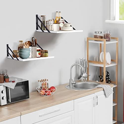Tectocker-DOU 2 Pc Deep Floating Wall Shelves, Heavy Duty - Image 6